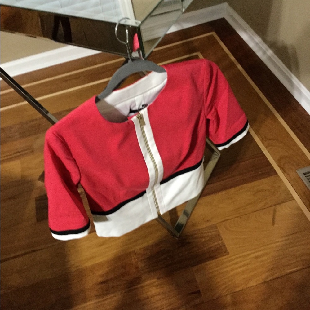 Hanita Made in Italy Designer Jacket Blouse Size 6